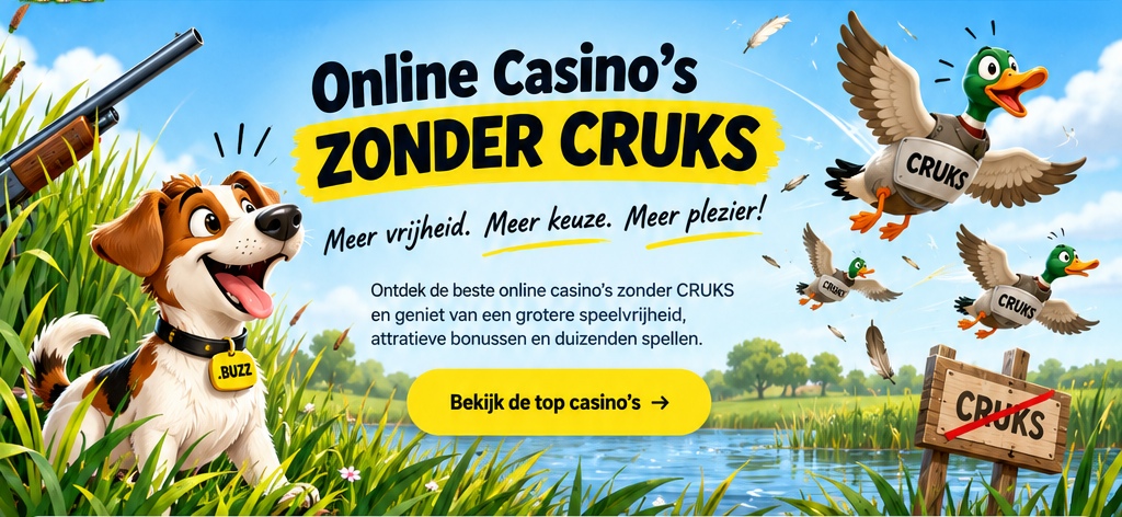 Online casino's zonder Cruks